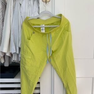 Figs Women's Lime Green Scrub Pants